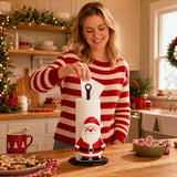 23cm Christmas Paper Towel Holder Vertical Santa Claus