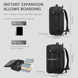 NNETM Travel Backpack with Pump & Laptop Compartment