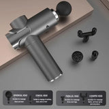NNETM Professional Deep Tissue Massage Gun with 99-Speed LCD Display(Grey)
