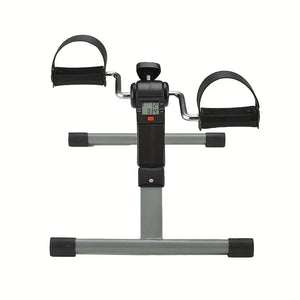 NNETM Foldable Mini Fitness Car with Display Screen - Black