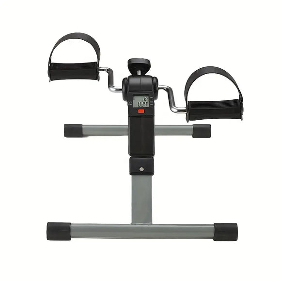 NNETM Foldable Mini Fitness Car with Display Screen - Black