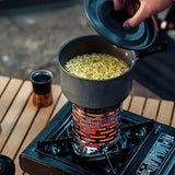 NNETM Camping Mini Heating Stove - Stainless Steel Grill Stove