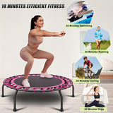 NNETM 40-Inch Fitness Trampoline for Adults & Outdoor Use