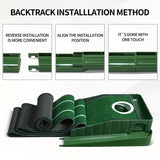 NNETM Compact Edition Portable Golf Putting Training Mat