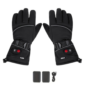 NNETM Heated Winter Gloves with 3-Temp Windproof Outdoor (3000mAh)