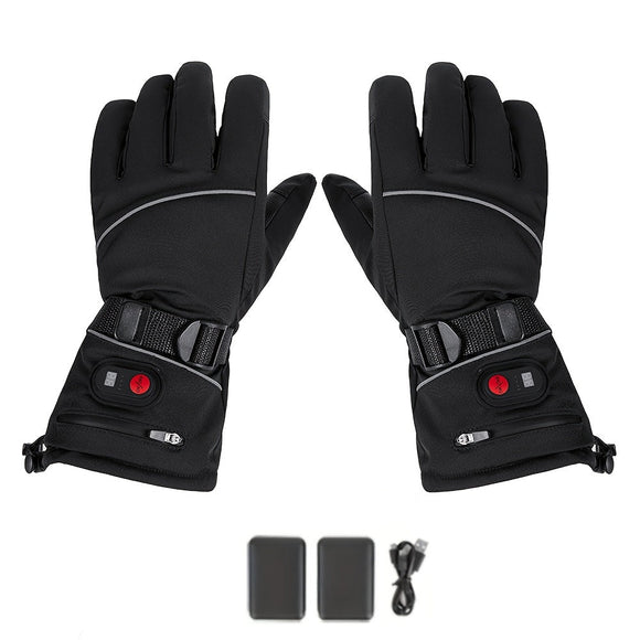 NNETM Heated Winter Gloves with 3-Temp Windproof Outdoor (3000mAh)