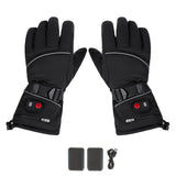 NNETM Heated Winter Gloves with 3-Temp Windproof Outdoor (3000mAh)