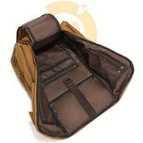 NNETM Vintage Canvas Laptop Backpack Travel & Commute Bag