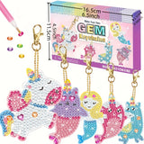 NNETM DIY 5D Diamond Painting Keychain Kit for Kids