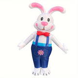 NNETM Inflatable Bunny Costume Battery/USB Powered