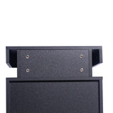 Levede Bedside Tables Side Table 2 Drawers Black-1910113068461985796