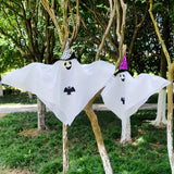 NNETM White Bat Halloween Decoration Set (2pcs)