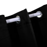 2x Blockout Curtains Panels 3 Layers Black-1910113265929818117