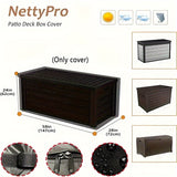 NNETM Deck Box Cover Outdoor Protector