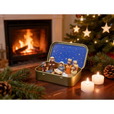Handcrafted Mini Christmas Nativity Scene Set