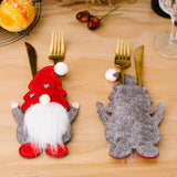 Christmas Santa Cutlery Covers Set of 6
