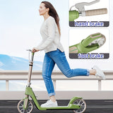 NNETM Adult Scooter PU Wheels Suspension Brake