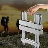 NNETM Ultra-Lightweight Folding Aluminum Camping Stool