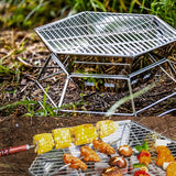 NNETM Hexagonal Stainless Steel Wood Stove