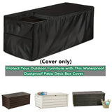 NNETM Waterproof Heavy Duty Deck Box Cover