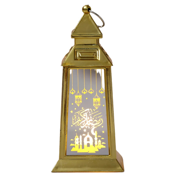 NNETM LED Battery-Powered Ramadan Lantern Castle Design