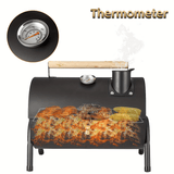 NNETM Portable Charcoal Grill BBQ Smoker with Handle