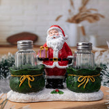Festive Santa Claus Salt and Pepper Shaker Set Christmas Table Decor