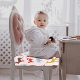 Kid Chair Cushion High Seat Pad Baby Pink-1910113090603716615