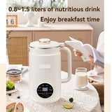 NNETM Mini Soy Milk Maker 800ml with 9 Functions