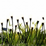 6-Head Warm White Solar Firefly Garden Light – 73cm