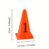 NNETM 1-10 Number Training Cones Set with Bag