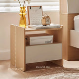 NNETM Hardwood Bedside Table - Wood-Based Panel