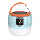 NNETM LED Solar Camping Lantern Rechargeable Portable Outdoor Light