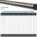Polished Steel Ring Mandrel – US Size 1–13 Jewelry Ring Sizing Tool with Knurled Handle