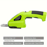 NNETM Cordless 2-in-1 Grass Shear & Hedge Trimmer