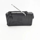 NNETM Solar Hand Crank Power Emergency Radio with Multi-Band Functionality