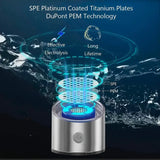 NNETM Portable Hydrogen Water Bottle Ionizer - Rechargeable Water Glass Cup