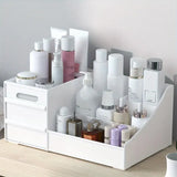 NNETM Large Capacity Cosmetic Storage with Drawers Store Brushes, Makeup, Skincare, Perfumes