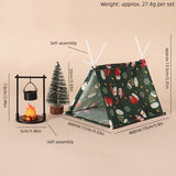Mini Christmas Camping Tent Accessory Set of 3