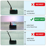 NNETM Mini Mist Light Fish Tank Atomizer USB