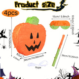 NNETM Large Pumpkin Piñata Set Party Decor (4pcs)