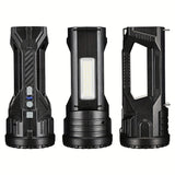 NNETM Camping Spotlight USB Rechargeable Flashlight