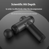 NNETM 99-Level Fascia Gun Muscle Massager with LED Screen(Black)