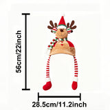 Christmas Reindeer Knitted Hat 3D Adult Wear