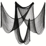 Halloween Black Creepy Cloth – Spooky Fabric Decoration