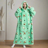 NNETM Sherpa Fleece Oversized Hoodie Blanket Sweatshirt