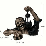 NNETM Undead Illumination: Zombie Garden Statue with Lamp