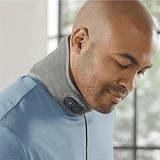 NNETM 1Pc Intelligent Heating Neck Massager - Soothing Vibration & Adjustable Heat(Grey)