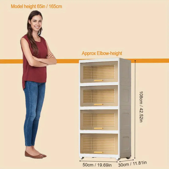 NNETM Door-Enclosed Plastic Storage Solution