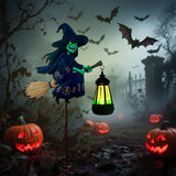 NNETM Halloween Solar LED Witch Pendant Light
